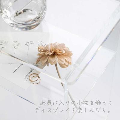 ふるさと納税 川崎市 棚付きアクリルサイドテーブル　1台　 |  | 02