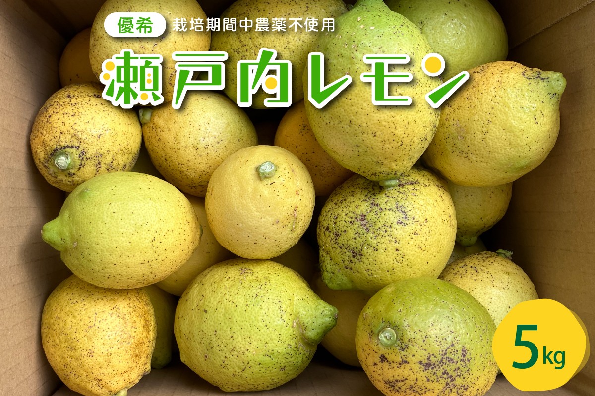 
                  【先行受付】 【2026年11月～発送】 大崎下島産 栽培期間中農薬不使用 瀬戸内レモン 5kg 朝採れ 檸檬 れもん レモン ビタミンC アレンジいろいろ 産地直送 広島県 呉市 ku044-002-26
                