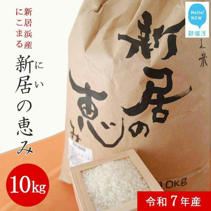【ふるさと納税】 白米 えひめ未来農業協同組合 ブランド米 「新居の恵み （にこまる） 令和7年産」 10kg