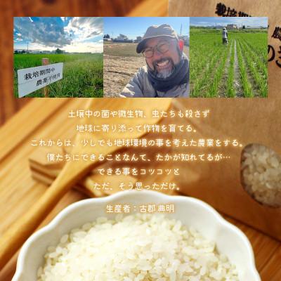 ふるさと納税 足利市 のりちゃん米 白米(にじのきらめき)1kg<栽培期間中 農薬・肥料不使用> |  | 03