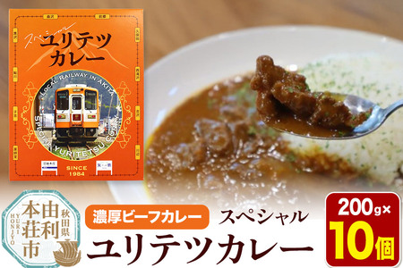 由利高原鉄道 スペシャル ユリテツカレー 200g×10個