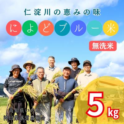 ふるさと納税 いの町 によどブルー米 5kg