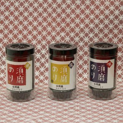 ふるさと納税 神戸市 一番摘み須磨のり　笑顔の食卓　味/焼/塩　3種20本セット |  | 01