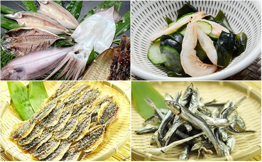 
氷見伝統定置網でとれた干物味わいセット　【魚貝類・干物】
