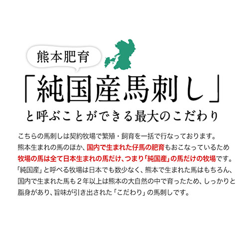 純国産馬肉8種セット 計2200g 熊本肥育 2年連続農林水産大臣賞受賞 馬刺し《60日以内に出荷予定(土日祝除く)》---mna_fba8syu_60d_22_25000_2200g---