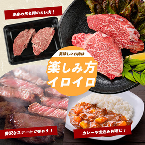 ヒレステーキ A5等級 黒毛和牛 薩摩牛 極 ヒレステーキ 300g IB112-018