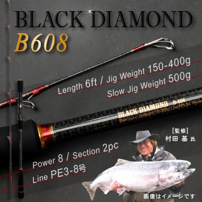 ふるさと納税 潮来市 ウォーターランド ジギングロッド ブラックダイヤモンド ベイトロッド B608 村田基監修