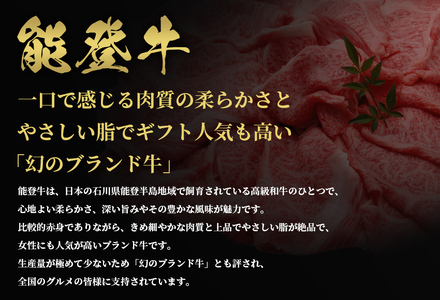 【和牛セレブ】能登牛 半頭買い（一括配送） wa111-047