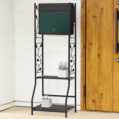 ふるさと納税 三条市 人工木ポストスタンドセット　マットブラックグリーン【039P005】 |  | 03