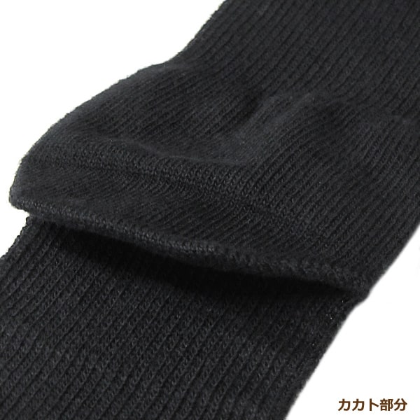 五本指 ハイソックス 表糸綿100％ 2足 セット（23〜25cm/婦人サイズ/ブラック）5本指 靴下 くつした レディース 快適フィット ソックス 黒 女性 くつ下 23〜25cm 婦人サイズ ブラ