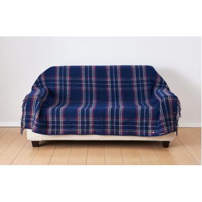 ふるさと納税 和泉市 ホットスローケット　(電気ブランケット)　ネイビーブルー(約170×130cm) |  | 01