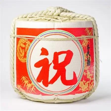 【祝】菰樽 樽酒2斗 上撰・秀麗千代菊 菰上底(内容量:18L/容器:36L)_酒・アルコール  日本酒 sake サケ_【配送不可地域：離島・北海道・沖縄県】【1557184】