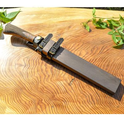 ふるさと納税 南国市 【フロンティア剣鉈 両刃 240】土佐オリジナル白鋼/チェッカー柄 |  | 02