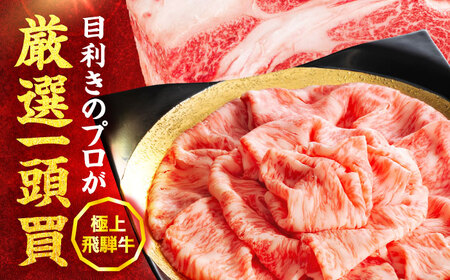 【3回定期便】 飛騨牛サーロイン・リブロース 1.2g(400g×3パック) すき焼きしゃぶしゃぶ用肉【馬力家】すき焼き しゃぶしゃぶ 牛肉[MHE013]