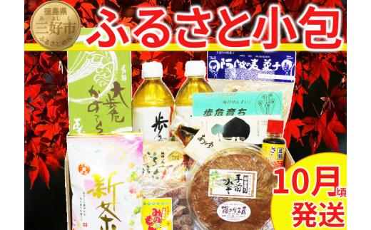 ふるさと小包 山菜加工品 10月 詰め合わせ セット 三好の逸品 直行便 三好市 特産品 旬 加工品 調味料 菓子 そば 米 ぞうすい あゆ もち はちみつ ジャム 茶 豆腐 ゆずみそ 味噌 醤油 しょうゆ たれ 郷土料理 徳島県 三好市