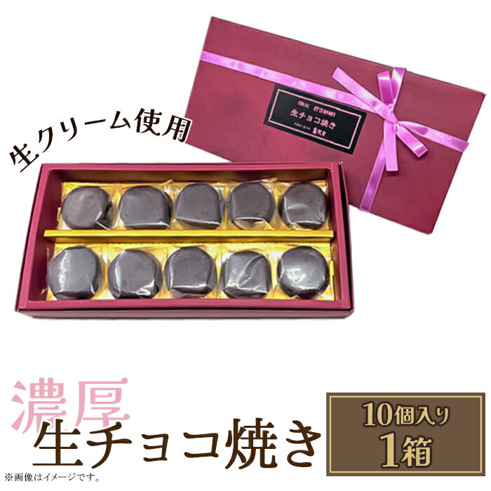 【ふるさと納税】生チョコ焼き10個入り（約180g）