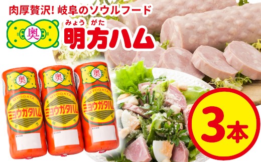 
                  選べる本数 明方ハム 3本 国産 豚肉 プレスハム ハム ギフト 贈り物 お祝い 本格ハム ソーセージ ウインナー 高級 人気 詰め合わせ セット 簡単調理 お弁当 朝食 加工肉 JAめぐみの
                
