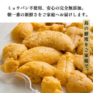 利尻天然生うに"プレミアム"キタムラサキウニ200g塩水パック［2024年6月発送開始先行受付］