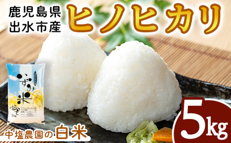 i1079-A ＜令和7年産 新米＞鹿児島県 出水市産 ヒノヒカリ (5kg) 米 5kg ひのひかりヒノヒカリ 鹿児島 5キロ お米 九州 九州産 甘み あっさり もちもち 新米 【いずみキッチン】