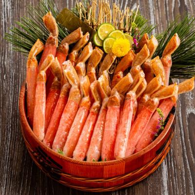 ふるさと納税 紋別市 【厳選部位のみ】本ズワイガニしゃぶしゃぶ　特大(たっぷり1kg)【数量限定】| 生食可 お刺身 |  | 03