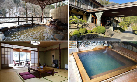 下島温泉【仙游館】宿泊補助券（12,000円分）旅館 温泉 旅行 下呂市 宿泊券 小坂 せんゆうかん【a026-4】