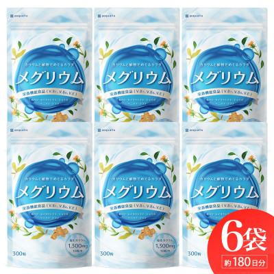 ふるさと納税 静岡市 カリウム サプリメント メグリウム ヒハツ&amp;植物成分で和漢発想のすっきりめぐるサプリ 6袋約6ヶ月分