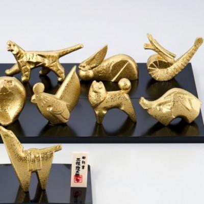 ふるさと納税 高岡市 【高岡銅器】三枝惣太郎作　31.十二支セット |  | 02