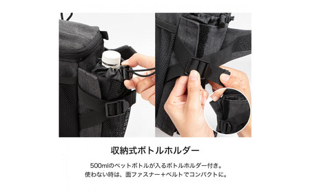 【デグナー】ホルスターバッグ [NB-204] ＜コットンブラック＞［ 京都 バイク 革製品 ブランド ホルスター バッグ 人気 おすすめ おしゃれ 収納 鞄 革 ツーリング ライダー バイカー バイ