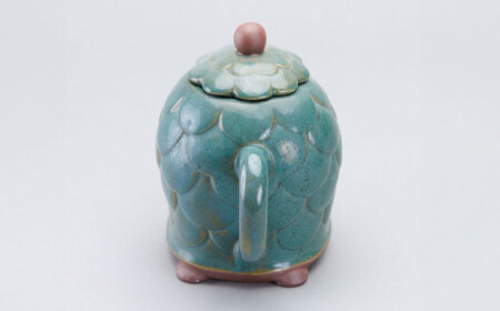 かしわ窯　動物のポット　カメ【1541729】