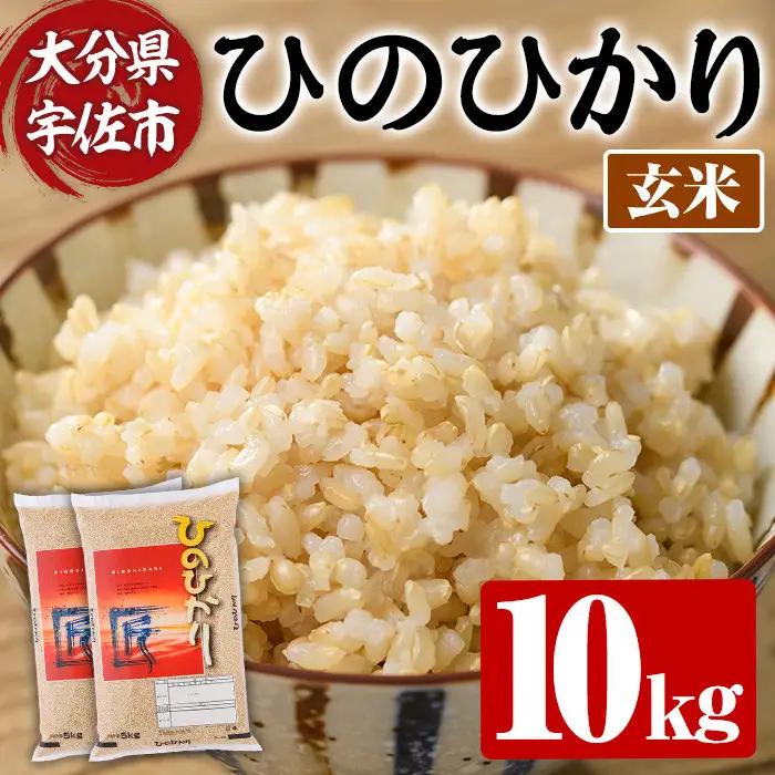 ＜令和7年産＞ひのひかり 玄米 (計10kg・5kg×2P) お米 ごはん ご飯【107101403】【あいはな農園】