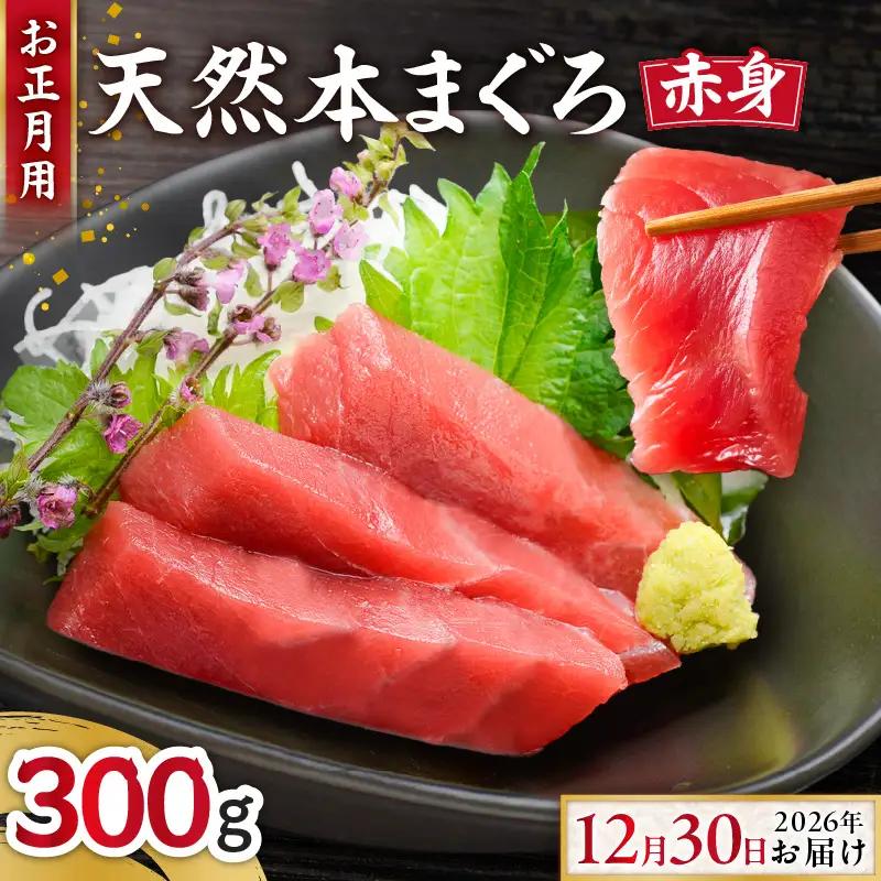 【 お正月用 】本まぐろ 赤身 2柵（ 2026年12月30日にお届け ） 2～3人前 M005-037 冷凍 マグロ