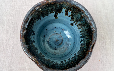 【唐津焼】絵斑唐津ぐい呑 / 佐賀県 / 太兵衛窯 [41ADBR030]