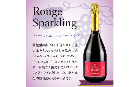 【OcciGabi Winery】人気の紅白スパークリング・ワイン・セット　特別なおもてなしに スパークリング ワイン 紅白セット 750ml ×各1本 【余市のワイン】オチガビワイナリー 北海道 余