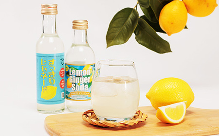 レモンジンジャーソーダ8本とすっきりレモネード4本のセット(岩城島産レモン使用)【1230574】