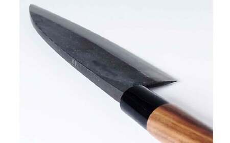 【土佐打刃物】 出刃包丁 黒打ち仕上げ 両刃 刃長15cm 土佐打ち刃物 極上品 和包丁 捌き包丁 黒打ち包丁 