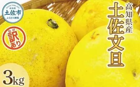 【先行予約】【訳あり】土佐文旦（ぶんたん）家庭用 約3kg（M〜5L） 高知県土佐市 【株式会社とさもん】 [BQAE043]