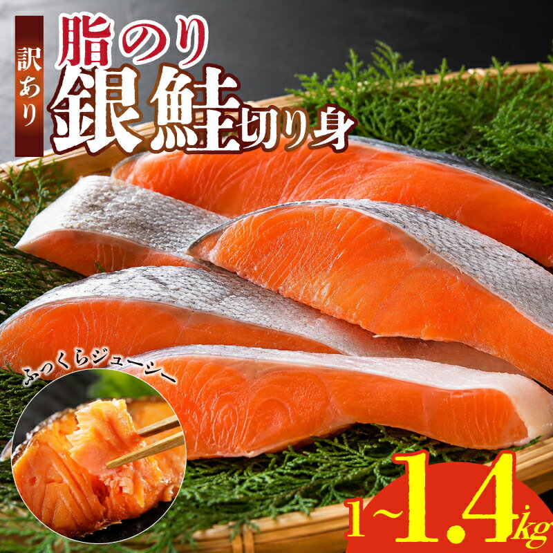 【ふるさと納税】訳あり 銀鮭 切り身 1kg 1.4kg 選べる容量・回数 鮭 サケ シャケ サーモン 切身 カマ ハラス 規格外 不揃い 魚 魚介 つまみ 夕食 おかず 弁当 海鮮 鮭切身 冷凍 お取り寄せ グルメ 家庭用 宮城県 岩沼市 送料無料 定期便