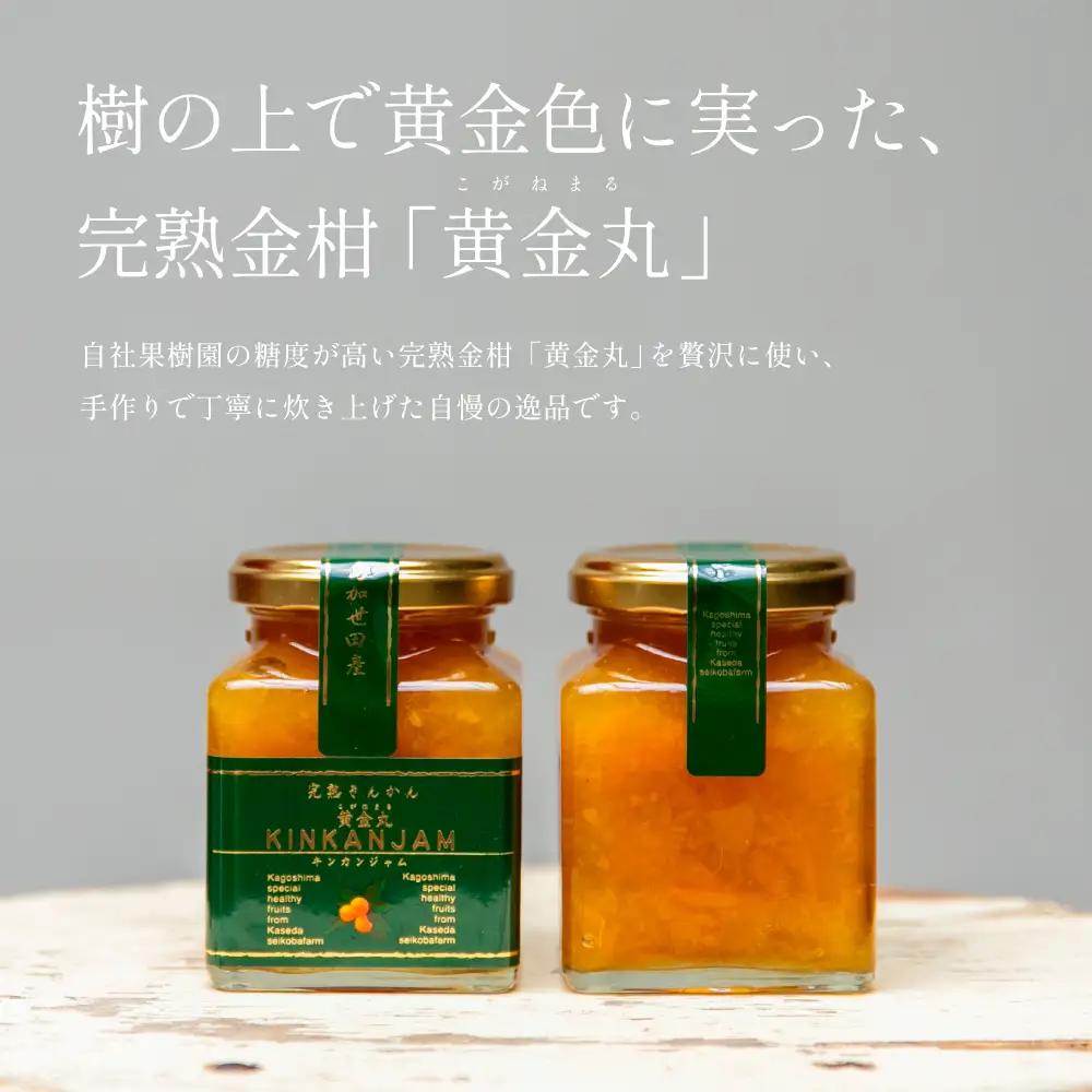 完熟きんかん「黄金丸」マーマレード 4本セット 金柑 ジャム 柑橘 果物 パンやヨーグルトに フルーツ 朝食 清木場果樹園 瓶入り プレゼント ギフト 贈答用 贈り物 手土産 南さつま市