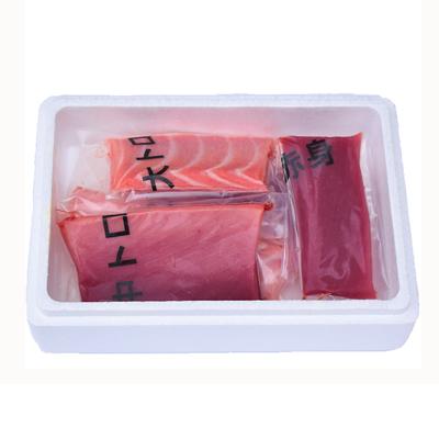ふるさと納税 紀美野町 プレミア和歌山認証品 和歌山県串本産　本マグロ(養殖)トロ&赤身セット　500g(冷凍) |  | 01