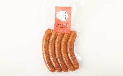 まきばのソーセージ あらびき 5本入り ／ ピーチポークソーセージ ソーセージ ウィンナー あらびきソーセージ あらびきウィンナー ピーチポーク 豚肉 豚
