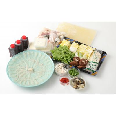 ふるさと納税 臼杵市 明治より和食一筋の老舗料亭★喜楽庵　養殖とらふぐ刺身&ちり鍋セット(3人前) |  | 01