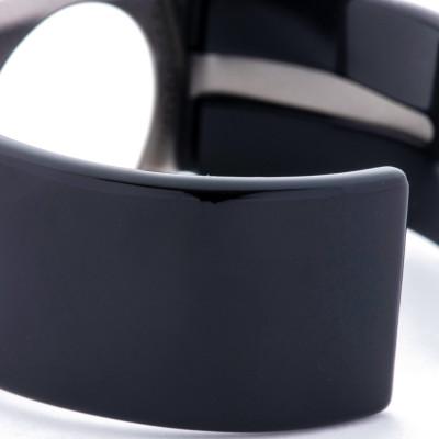 ふるさと納税 鯖江市 エアバングル/ピアノブラック シリーズ10 46mm サイズ 02 |  | 02