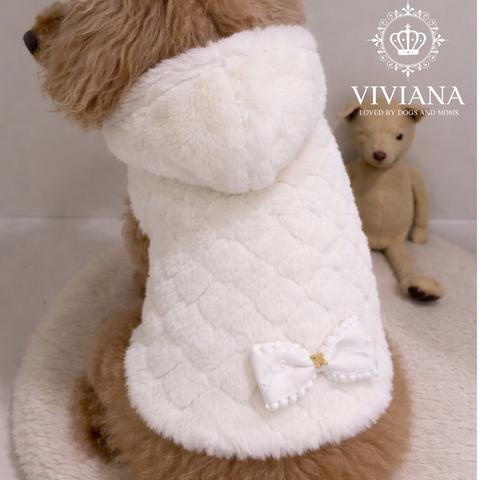 
                  ドッグウェア「VIVIANA」テラヘルツフハートファーポンチョ　/　White
                