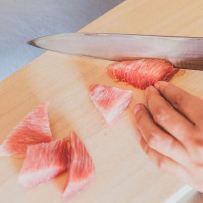 ふるさと納税 三浦市 【FISHSTAND】天然メバチまぐろのとろしゃぶ鍋セット |  | 03