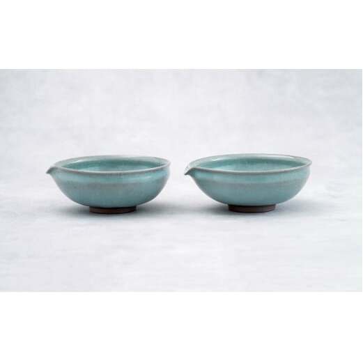 有田焼 貫入片口鉢 2個セット【梶原大敬 茂正工房】食器 うつわ 器 青磁 作家 A30-540_イメージ3