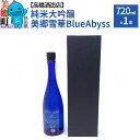 【ふるさと納税】高橋酒造店 純米大吟醸 美郷雪華 BlueAbyss720ml