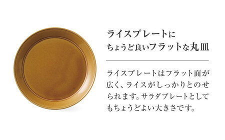 【美濃焼】 miyama.のカレーのうつわ スープのカレー皿 2点セット うす飴 瑞浪市 / ミヤマプランニング 食器 皿 ボウル [AZCM061]