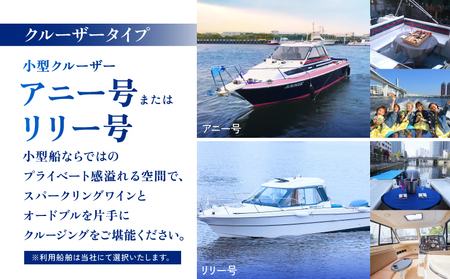 小型クルーザー貸切 東京ベイエリア クルージング体験(3名様 60分)