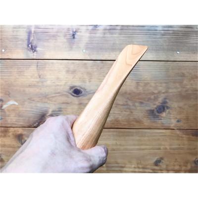 ふるさと納税 茂原市 チェリーの木で作った立つ靴べら　自立する靴べら(1個)木製　WOOD STUDIO KUZE’S |  | 02