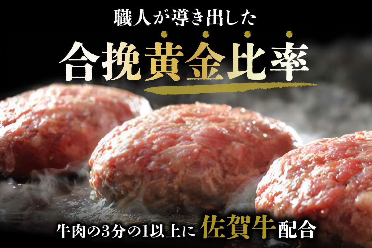佐賀牛入り 熟成 ハンバーグ 約120g×20個 179-J1885